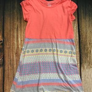 Faded Glory Girls Dress Size Large (10-12) Orange